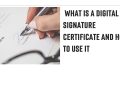 Digital Signature Certificate