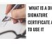 Digital Signature Certificate