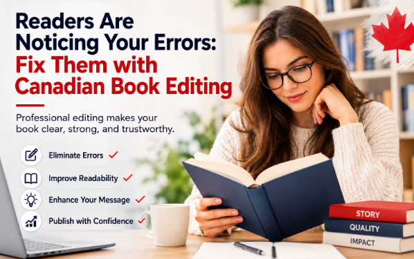 Readers Are Noticing Your Errors: Fix Them with Canadian Book Editing